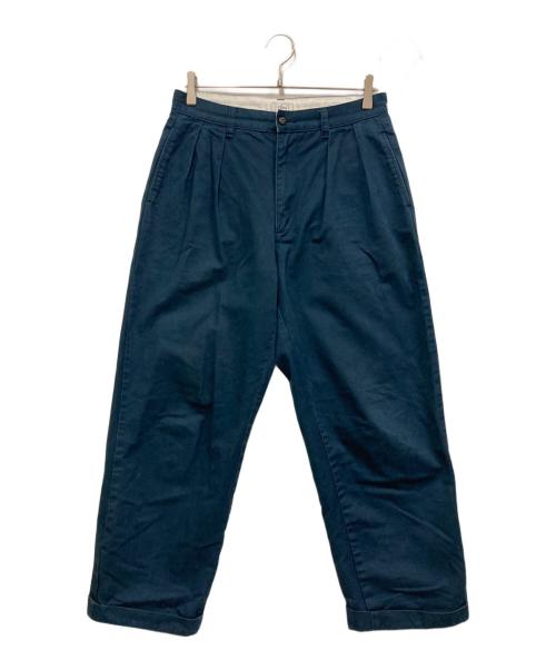 CIOTA（シオタ）CIOTA (シオタ) ツータック チノ ワイド テーパード パンツ ネイビー サイズ:SIZE 5の古着・服飾アイテム