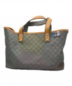 GUCCIグッチ）の古着「GGスプリーム シェリーライン トートバッグ」｜グレー