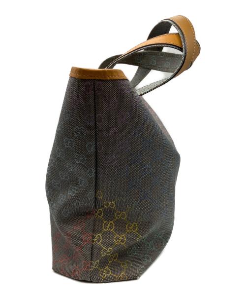 GUCCI（グッチ）GUCCI (グッチ) GGスプリーム シェリーライン トートバッグ グレーの古着・服飾アイテム