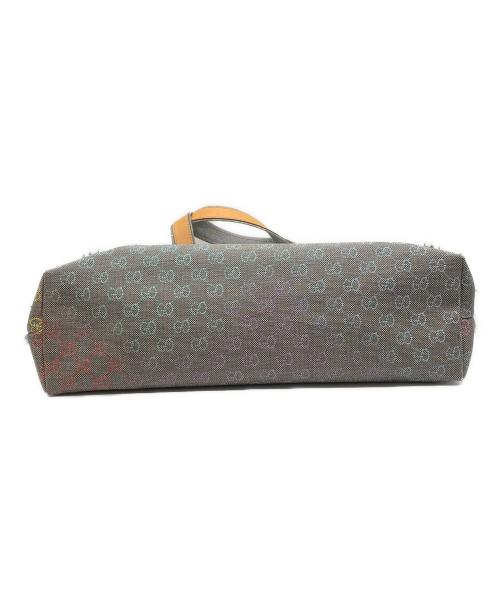 GUCCI（グッチ）GUCCI (グッチ) GGスプリーム シェリーライン トートバッグ グレーの古着・服飾アイテム