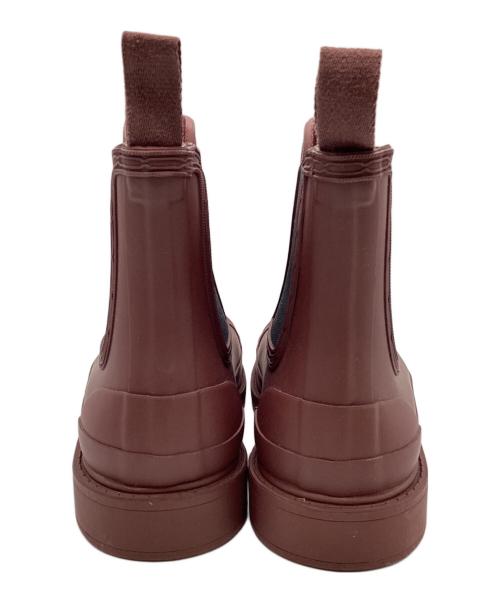 HUNTER（ハンター）HUNTER (ハンター) サイドゴアレインブーツ ボルドー サイズ:EU38の古着・服飾アイテム