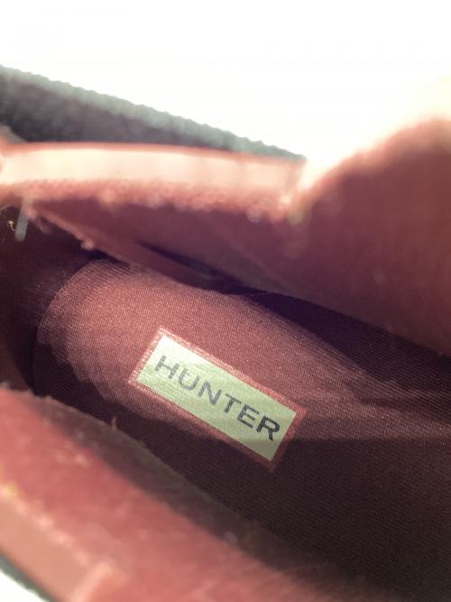 HUNTER（ハンター）HUNTER (ハンター) サイドゴアレインブーツ ボルドー サイズ:EU38の古着・服飾アイテム