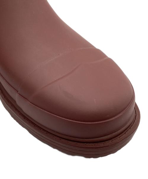 HUNTER（ハンター）HUNTER (ハンター) サイドゴアレインブーツ ボルドー サイズ:EU38の古着・服飾アイテム