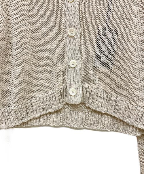 CHAOS（カオス）CHAOS (カオス) エピコットンカーディガン ベージュ サイズ:Free 未使用品の古着・服飾アイテム