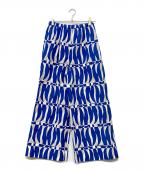 CURRENTAGEカレンテージ）の古着「総柄パンツ」｜ブルー