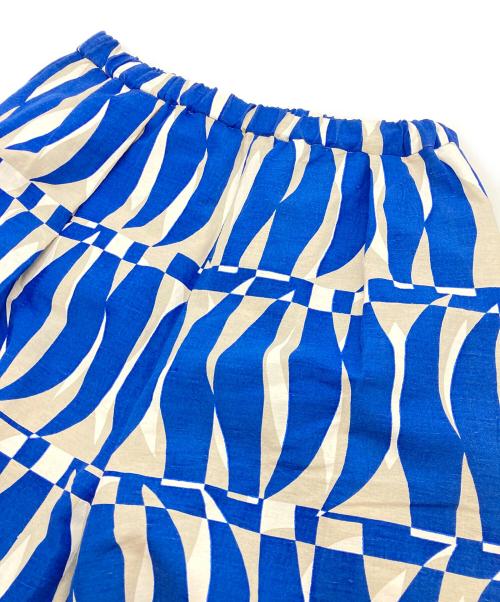 CURRENTAGE（カレンテージ）CURRENTAGE (カレンテージ) 総柄パンツ ブルー サイズ:1 未使用品の古着・服飾アイテム