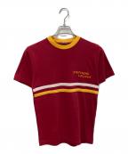 Championチャンピオン）の古着「半袖Tシャツ  70s USA製 バータグ」｜エンジ