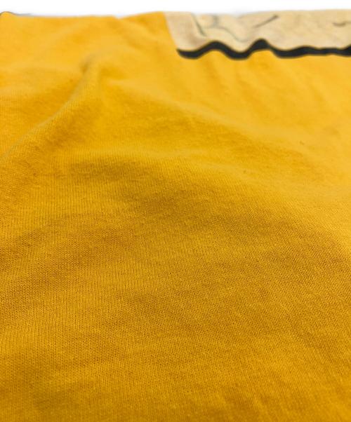 Champion（チャンピオン）Champion (チャンピオン) 半袖Tシャツ　80s USA製 トリコタグ イエロー サイズ:Mの古着・服飾アイテム