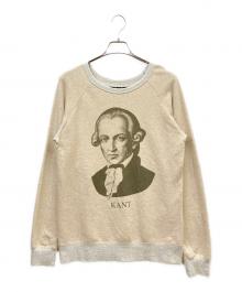 SASQUATCHfabrix.（サスクワッチファブリックス）の古着「KANT ラグランスウェット」｜ベージュ×グレー