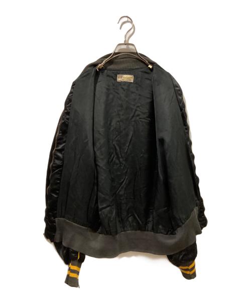 Holloway（ホロウェイ）Holloway (ホロウェイ) サテンジャケット ブラック サイズ:42の古着・服飾アイテム