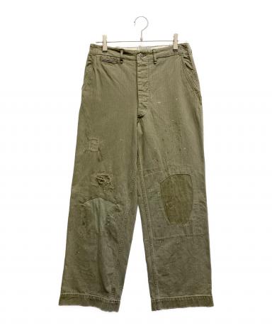 中古・古着通販】BOWWOW (バウワウ) M43 HBT COMBAT TROUSERS オリーブ