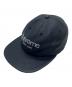 SUPREME（シュプリーム）の古着「Leather Classic Logo 6panel cap」｜ネイビー