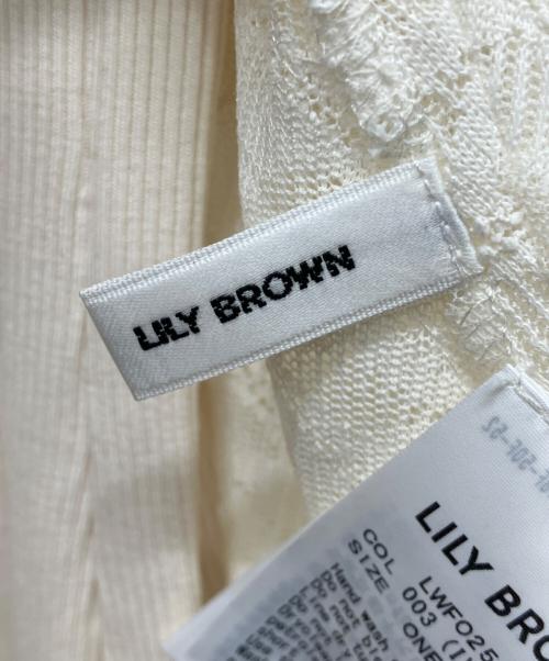 Lily Brown（リリーブラウン）Lily Brown (リリーブラウン) ビスチェセットカットワンピース アイボリー サイズ:Freeの古着・服飾アイテム