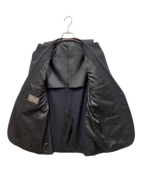 a day in the life（ア デイ イン ザ ライフ）a day in the life (ア デイ イン ザ ライフ) シャドーストライプ 2B セットアップスーツ ネイビー サイズ:SIZE 46の古着・服飾アイテム