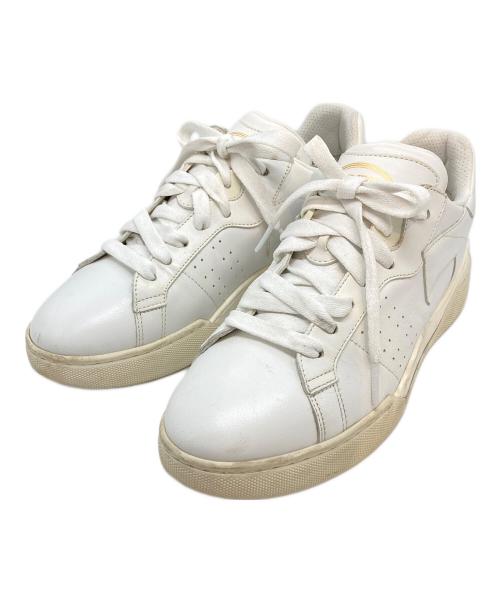 TOD'S（トッズ）TOD'S (トッズ) レザースニーカー ホワイト サイズ:37の古着・服飾アイテム