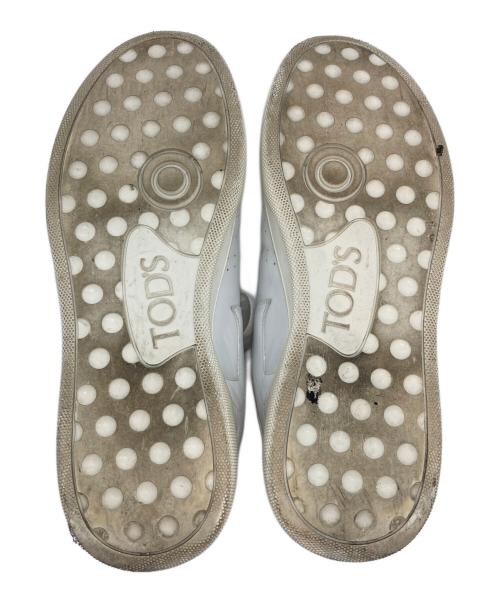 TOD'S（トッズ）TOD'S (トッズ) レザースニーカー ホワイト サイズ:37の古着・服飾アイテム