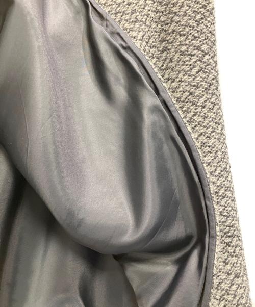 PRADA（プラダ）PRADA (プラダ) ツイードフレアスカート ブラック サイズ:38の古着・服飾アイテム