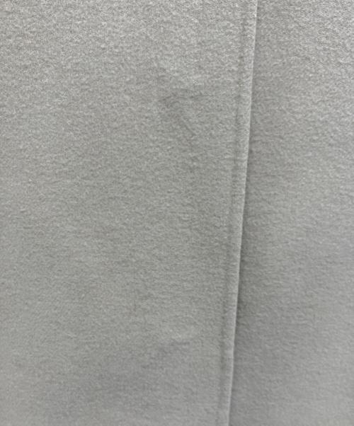 DRAWER（ドゥロワー）DRAWER (ドゥロワー) ウールカシミヤ2WAYノーカラーコート ベージュ サイズ:34の古着・服飾アイテム