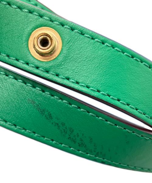 MARNI（マルニ）MARNI (マルニ) カーフスキントランクショルダーバッグ　TRUNK　トランク ブルーの古着・服飾アイテム