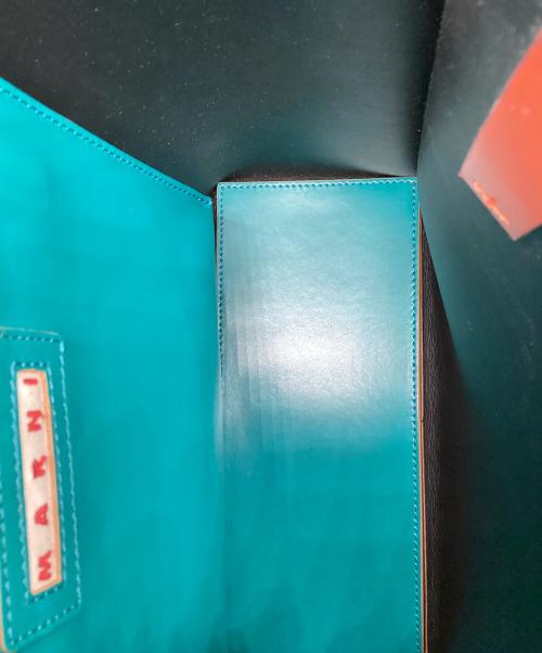 MARNI（マルニ）MARNI (マルニ) MUSEO 2WAYトートバッグ ブルーの古着・服飾アイテム