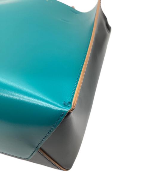 MARNI（マルニ）MARNI (マルニ) MUSEO 2WAYトートバッグ ブルーの古着・服飾アイテム