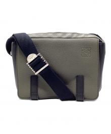 LOEWE（ロエベ）の古着「MILITARY MESSENGE/ショルダーバッグ」｜オリーブ