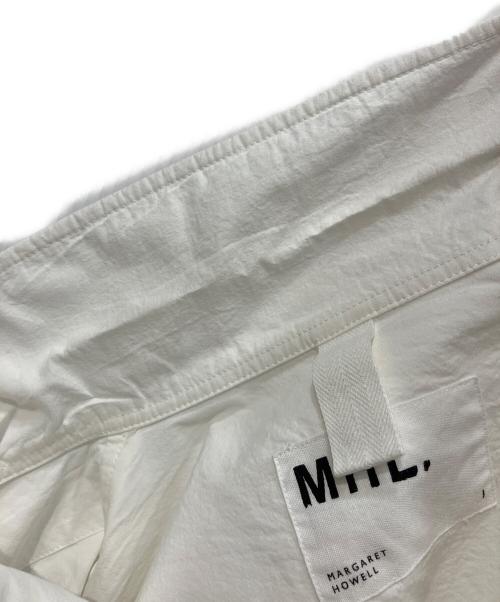 MARGARET HOWELL（マーガレットハウエル）MARGARET HOWELL (マーガレットハウエル) 半袖プルオーバーシャツ ホワイト サイズ:1の古着・服飾アイテム