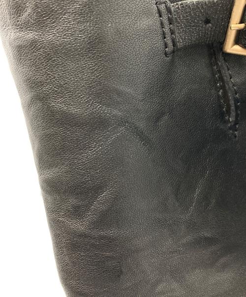 JIMMY CHOO（ジミーチュウ）JIMMY CHOO (ジミーチュウ) バイカーブーツ ブラック サイズ:371/2の古着・服飾アイテム