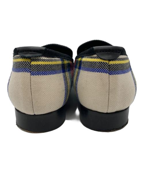 MATTHEW COOKSON（マシュークックソン）MATTHEW COOKSON (マシュークックソン) DRAWER (ドゥロワー) オペラシューズ タータンチェック サイズ:5の古着・服飾アイテム