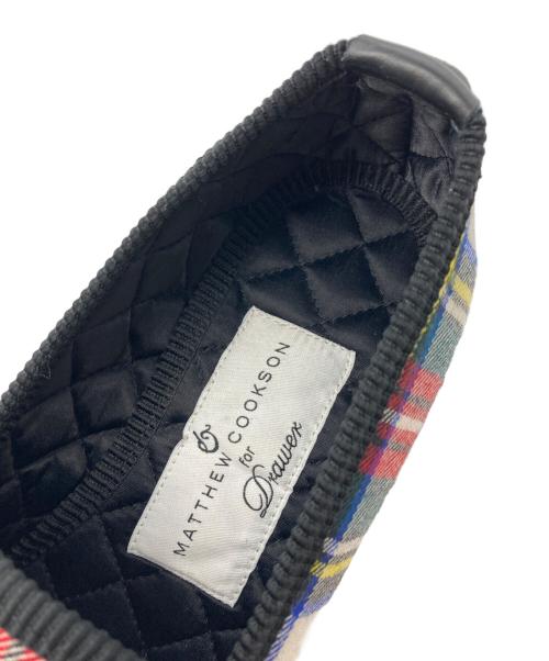 MATTHEW COOKSON（マシュークックソン）MATTHEW COOKSON (マシュークックソン) DRAWER (ドゥロワー) オペラシューズ タータンチェック サイズ:5の古着・服飾アイテム