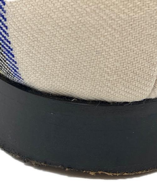 MATTHEW COOKSON（マシュークックソン）MATTHEW COOKSON (マシュークックソン) DRAWER (ドゥロワー) オペラシューズ タータンチェック サイズ:5の古着・服飾アイテム