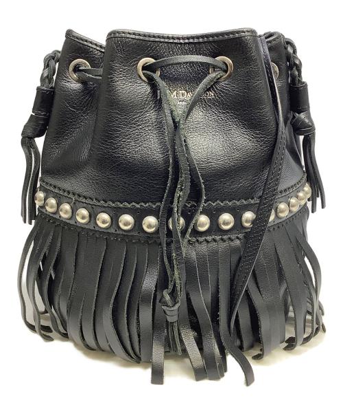 J&M DAVIDSON（ジェイ＆エム デヴィッドソン）J&M DAVIDSON (ジェイ＆エム デヴィッドソン) Drawer (ドゥロワー) 別注ショルダーバッグ ブラックの古着・服飾アイテム