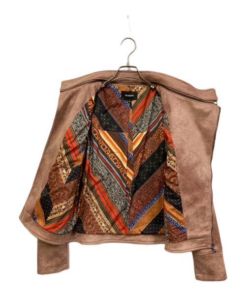 Desigual（デシグアル）Desigual (デシグアル) PVCコート MILLET ピンク サイズ:SIZE 44の古着・服飾アイテム