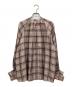 LOUNIE (ルーニー) フリルチェックシャツ ベージュ サイズ:38 未使用品：4000円