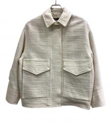 STUNNING LURE（スタニングルアー）の古着「ループツィードブルゾン」｜アイボリー