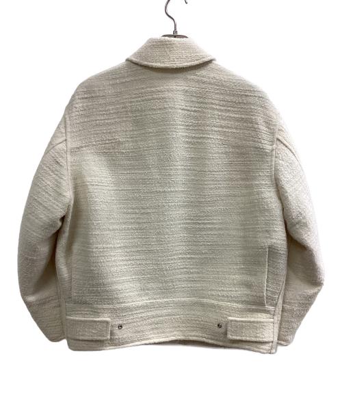 STUNNING LURE（スタニングルアー）STUNNING LURE (スタニングルアー) ループツィードブルゾン アイボリー サイズ:1の古着・服飾アイテム