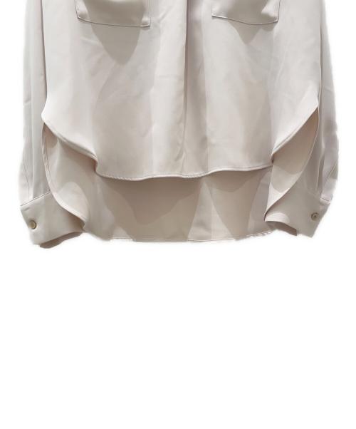Noble（ノーブル）Noble (ノーブル) ワークディテールドレープシャツ ベージュ サイズ:freeの古着・服飾アイテム