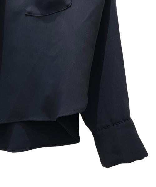 Noble（ノーブル）Noble (ノーブル) ワークディテールドレープシャツ ネイビー サイズ:Freeの古着・服飾アイテム