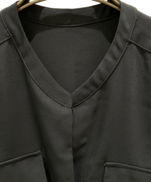 Noble（ノーブル）Noble (ノーブル) ワークディテールドレープシャツ ネイビー サイズ:Freeの古着・服飾アイテム