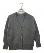 NOLLEY'Sノーリーズ）の古着「カシミヤ混MUSICゆったりVネックカーディガン」｜グレー