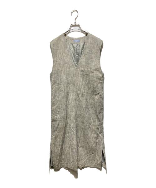 MACKINTOSH PHILOSOPHY（マッキントッシュ フィロソフィー）MACKINTOSH PHILOSOPHY (マッキントッシュ フィロソフィー) GREY LABEL ツイードジャンパースカート グレー サイズ:2の古着・服飾アイテム