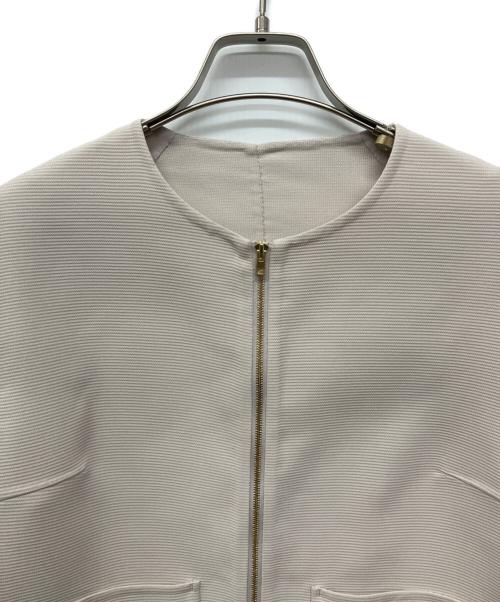 ANAYI（アナイ）ANAYI (アナイ) パールグログランショートコート グレー サイズ:38 未使用品の古着・服飾アイテム
