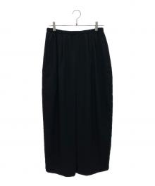 ENFOLD（エンフォルド）の古着「CIRCLE COCOON SKIRT」｜ブラック