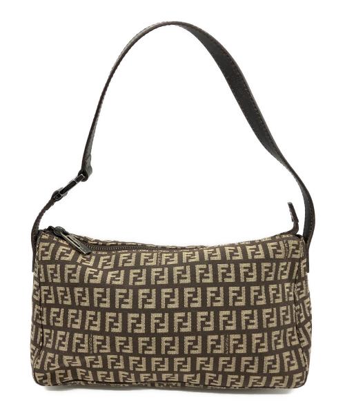 FENDI（フェンディ）FENDI (フェンディ) ワンショルダーバッグ ブラウンの古着・服飾アイテム