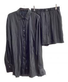 Ameri（アメリ）の古着「CALENDERING SHIRT SET UP」｜ブラック