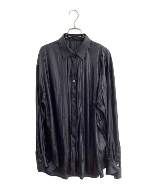 Ameri（アメリ）AMERI (アメリ) CALENDERING SHIRT SET UP ブラック サイズ:Mの古着・服飾アイテム
