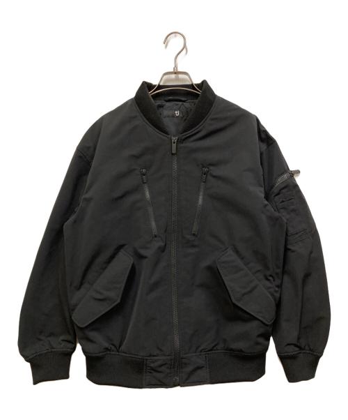 +J（プラスジェイ）+J (プラスジェイ) オーバーサイズブルゾン ブラック サイズ:SIZE Mの古着・服飾アイテム