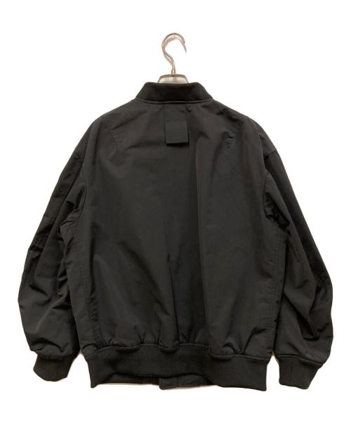 +J（プラスジェイ）+J (プラスジェイ) オーバーサイズブルゾン ブラック サイズ:SIZE Mの古着・服飾アイテム