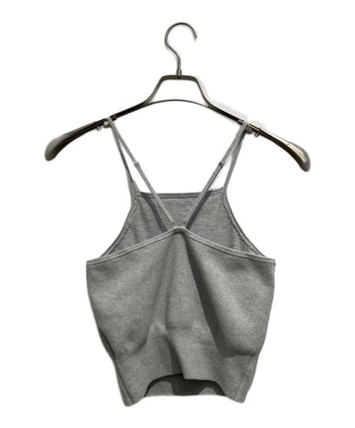 CLANE（クラネ）CLANE (クラネ) CAMISOLE SET CACHECOEUR KNIT TOPS グレー サイズ:2の古着・服飾アイテム