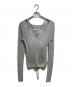 CLANE（クラネ）の古着「CAMISOLE SET CACHECOEUR KNIT TOPS」｜グレー